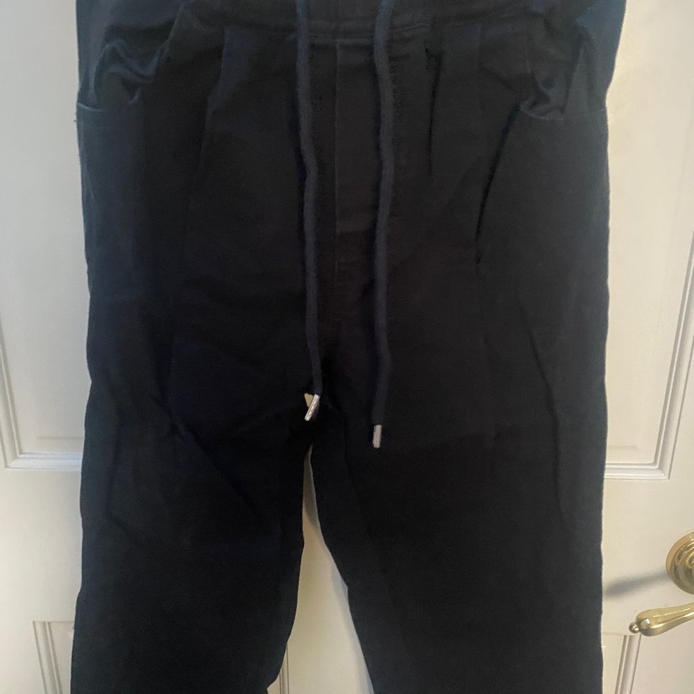 black pants